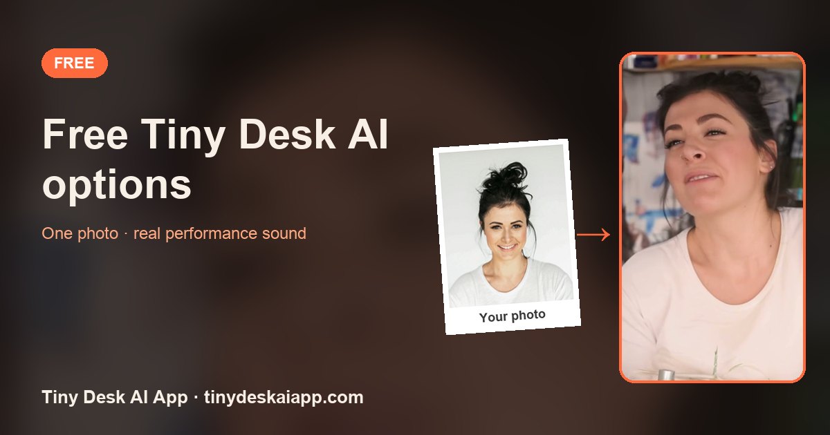 有免费的 Tiny Desk AI 视频制作工具吗?